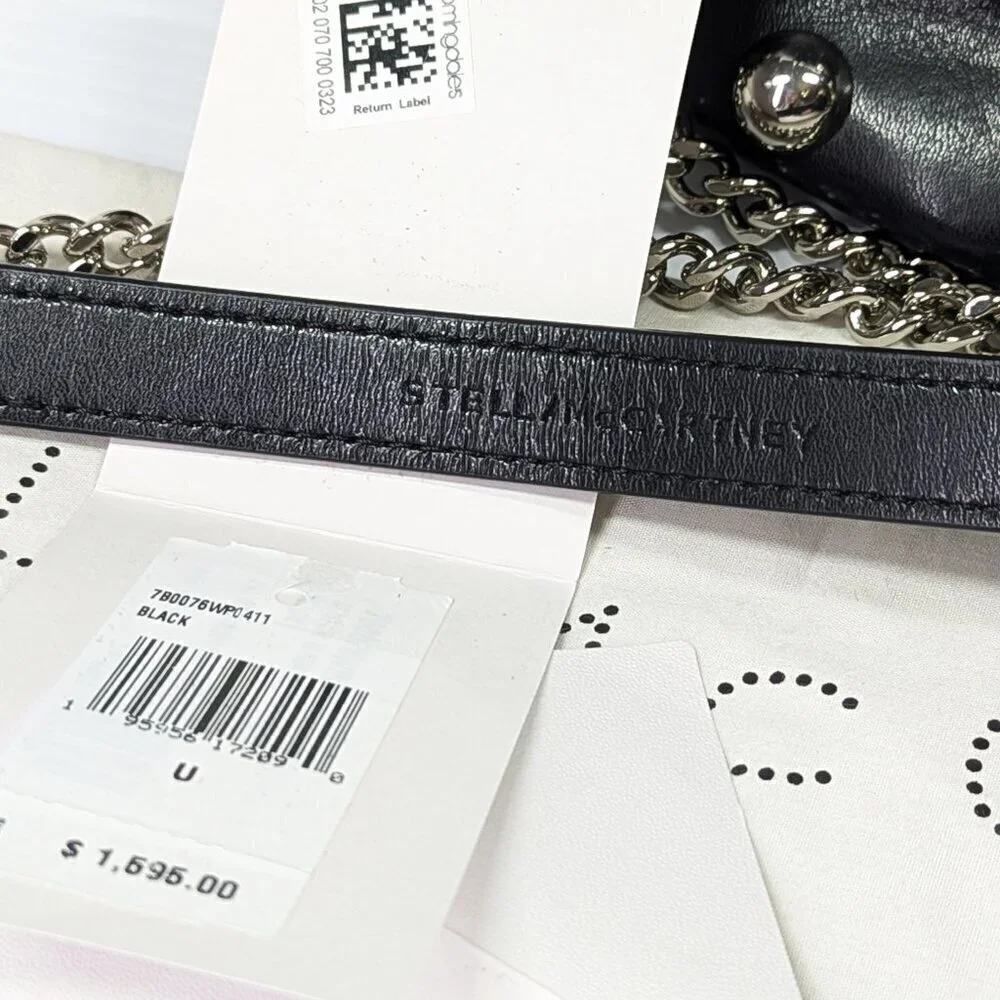 Stella McCartney Falabella Women's Clutch Shoulder Bag in Black (MSRP $1,595)